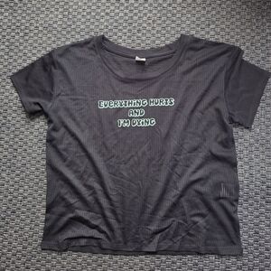 Sport-Tek Black Graphic Women's Tee